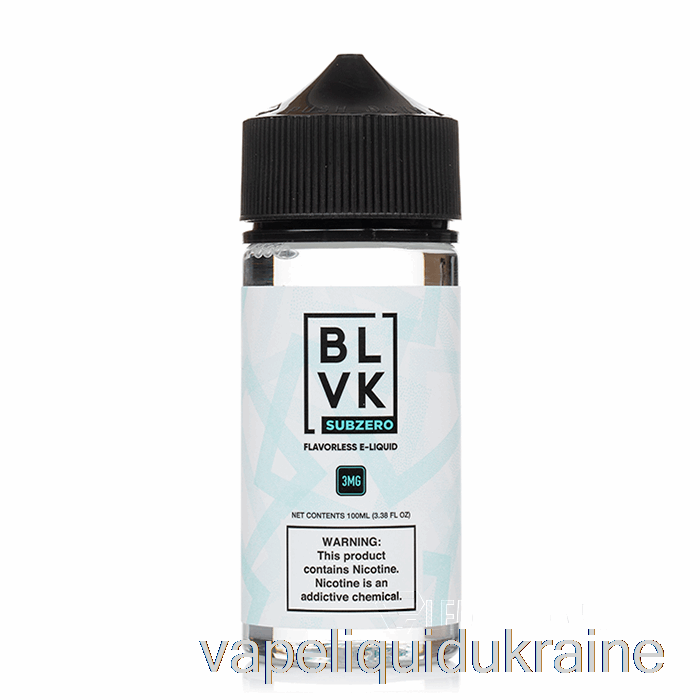 Vape Liquid Ukraine Sub Zero - BLVK - 100mL 6mg